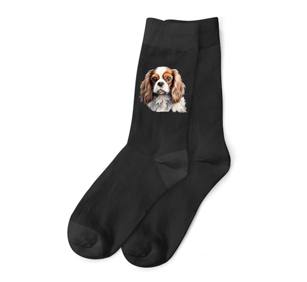 Cavalier King Charles Spaniel Dog DTF Transfer Gift Iron On Transfer Do it Yourself Heat Press for Clothing T Shirt Any Material Long Lasting (KCCS048)