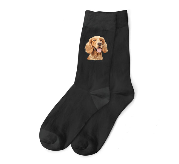 English Cocker Spaniel Dog DTF Transfer Gift Iron On Transfer Do it Yourself Heat Press for Clothing T Shirt Any Material Long Lasting (ECOCKS011)