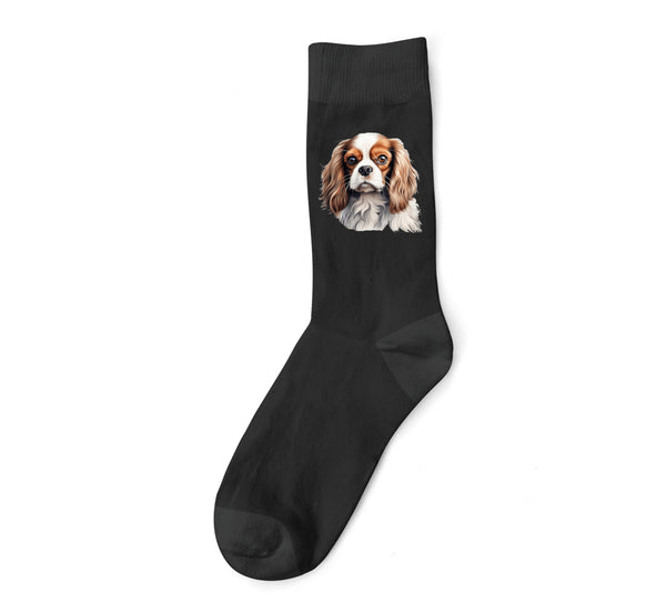 Cavalier King Charles Spaniel Dog DTF Transfer Gift Iron On Transfer Do it Yourself Heat Press for Clothing T Shirt Any Material Long Lasting (KCCS048)